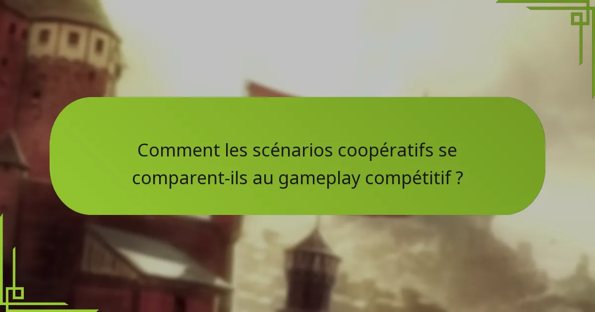 Quels sont les objectifs partagés dans le gameplay coopératif ?