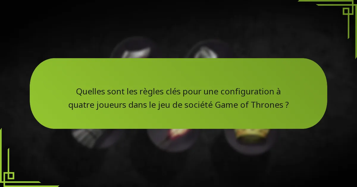 Comment le scénario à quatre joueurs se compare-t-il à d’autres nombres de joueurs ?